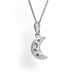 Necklace stethoscope - silver p. 925