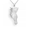 Silver necklace - HORSE - Silver 925