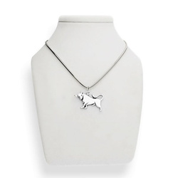 Duża zawieszka znak zodiaku BYK - SREBRO pr. 925