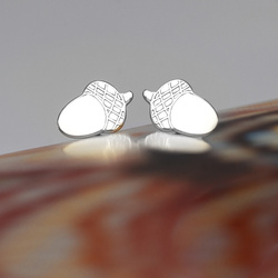 SZT-761 Silver earrings ACORN - Sterling Silver 925