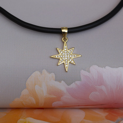 Necklace stethoscope - silver p. 925