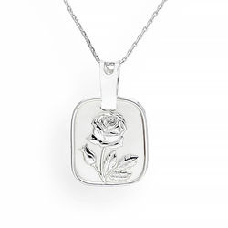 Necklace stethoscope - silver p. 925