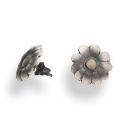Srebrne kolczyki sztyfty MARGARETKI KWIATKI SREBRO