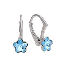 Srebrne kolczyki from Swarovski KWIAT - SREBRO 925