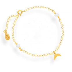 Kolczyki LUNULA i PERŁA naturalna SREBRO - NEW!