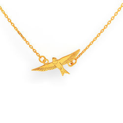 Srebrny naszyjnik JASKÓŁKA  - SREBRO p. 925