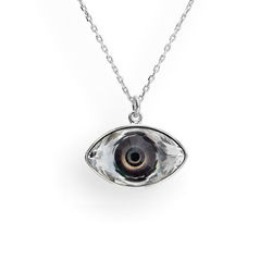 Srebrny naszyjnik OKO SWAROVSKI - SREBRO pr. 925