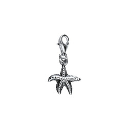 Srebrny charms- rozgwiazda