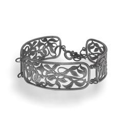 Bransoletka srebrna - Winorośl