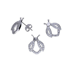 Komplet z cyrkoniami BIENDRONKA - SREBRO pr. 925