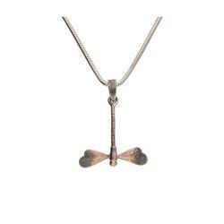 Srebrna zawieszka - ważka