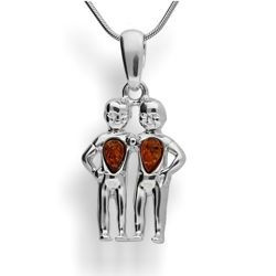 Srebrna zawieszka zodiak BLIŻNIĘTA - SREBRO p 925