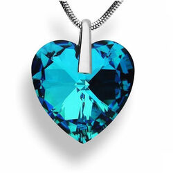 Zawieszka DUŻA with Swarovski SERCE OCEANU p. 925