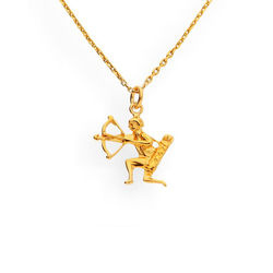 Srebrny naszyjnik ZNAK ZODIAKU STRZELEC - p. 925