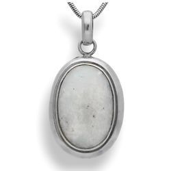 Dużaa srebrna zawieszka KAMIEŃ KASIĘŻYCOWY - p 925