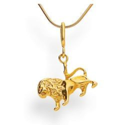 Srebrna zawieszka - ZODIAK - Lew - pr. 925