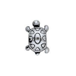 Srebrny beads - koralik modułowy - ŻÓŁW - pr. 925