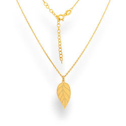 Srebrny naszyjnik LIŚĆ , LISTEK - SREBRO pr. 925