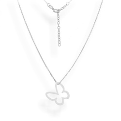 Srebrny naszyjnik MOTYL - SREBRO pr. 925