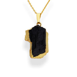 Srebrny naszyjnik naturalny TURMALIN - srebro 925