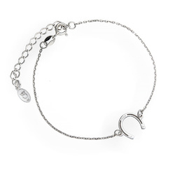 Srebrna bransoletka PODKOWA KOŃ - SREBRO pr 925