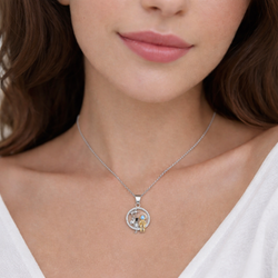 Srebrny naszyjnik KOSMOS KOT - SREBRO p 925 NEW!