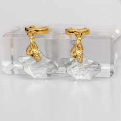Srebrne kolczyki from Swarovski MIŁORZĄB - SREBRO
