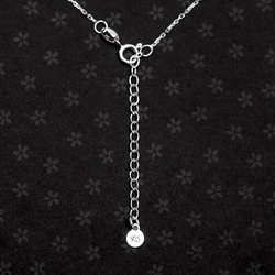 Necklace stethoscope - silver p. 925