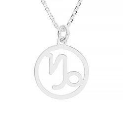 Srebrny naszyjnik ZNAK ZODIAKU KOZIOROŻEC - p. 925