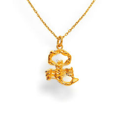 Srebrny naszyjnik ZNAK ZODIAKU SKORPION - p. 925