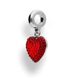 Beads - BeCharmed Pavé Heart - Swarovski Crystals