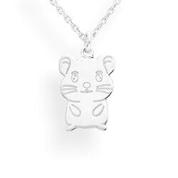 Necklace HAMSTER - Sterling Silver 925