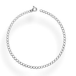 Srebrna bransoletka - SREBRO RODOWANE pr. 925