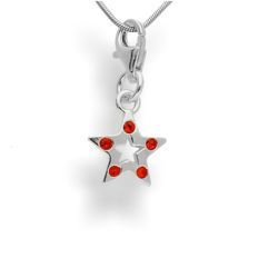 Srebrna zawieszka charms SWAROVSKI GWIAZDKA p. 925