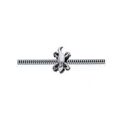 Srebrny koralik modułowy - beads JASZCZURKA pr 925