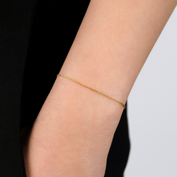 Złota bransoletka - ZŁOTO pr. 585