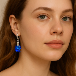 Srebrne kolczyki from Swarovski AMONIT - pr. 925