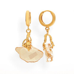 Srebrne kolczyki from Swarovski MIŁORZĄB - SREBRO