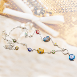 Necklace SECTION MARK - Sterling Silver 925 Gold Plated