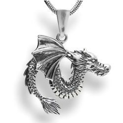 Srebrna zawieszka - SMOK - SREBRO pr. 925