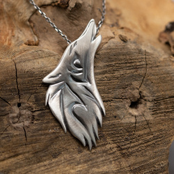 Srebrny naszyjnik WILK - SREBRO p. 925