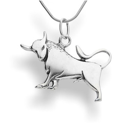 Duża zawieszka znak zodiaku BYK - SREBRO pr. 925