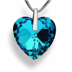 Zawieszka DUŻA with Swarovski SERCE OCEANU p. 925