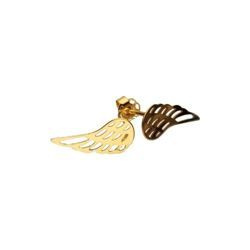 Piękne złote kolczyki ażurowe - SKRZYDŁA - pr. 333