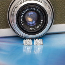 Silver earrings BUTTERFLY - SILVER 925