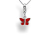 Srebrna zawieszka charms - MOTYL pr. 925