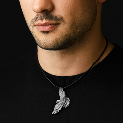 Srebrny naszyjnik ORZEŁ BIELIK - SREBRO p. 925