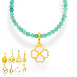 Srebrny naszyjnik naturalny AMAZONIT - srebro 925