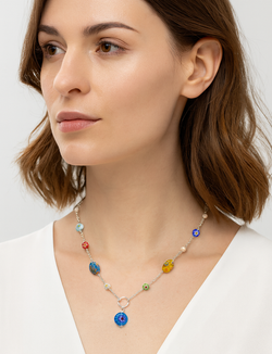 Necklace SECTION MARK - Sterling Silver 925 Gold Plated