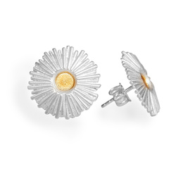 Srebrne kolczyki STOKROTKI - SREBRO 925